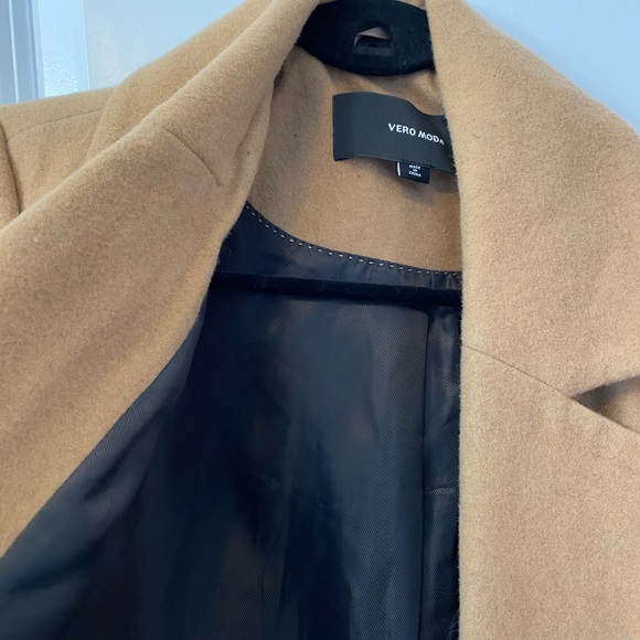 Brown Pea Coat - Above knee length - Picture 2 of 3